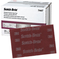 3M Scotch Brite General Purpose Hand Pad Red 07447 Box Of 20 Or Each