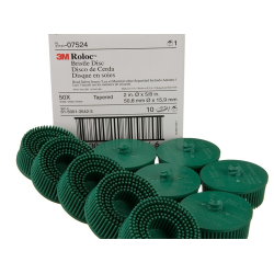 3M Scotch Brite Roloc Bristle Disc 2 Inch 50 Grit Coarse 07524 Each.Png