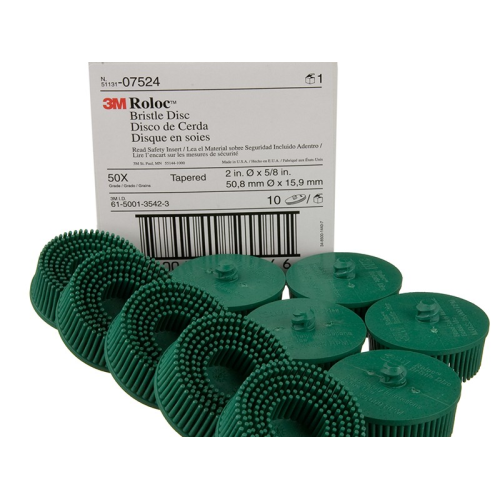 3M Scotch Brite Roloc Bristle Disc 2 Inch 50 Grit Coarse 07524 Each.Png