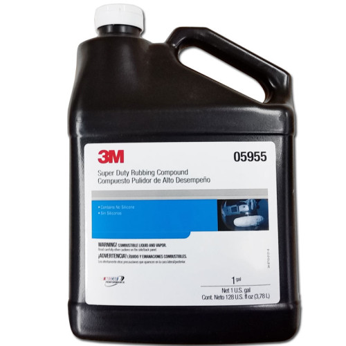 3M Super Duty Rubbing Compound Heavy Duty Brown Gallon 05955