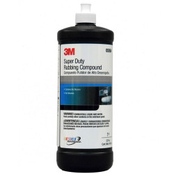 3M Super Duty Rubbing Compound Heavy Duty Brown Quart 05954