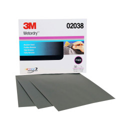 3M Wet Or Dry Sand Paper 400 Grit Full Sheet 8 x 11 50pcs